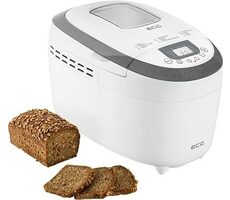 ECG Platine 82120 weiß / Heimbäckerei / 850 W / max. Brotgröße 1,25 kg / 12 Programme 