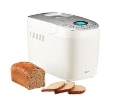 ECG Platine 815 weiß / Heimbäckerei / 850 W / max. Brotgröße 1,6 kg / 15 Programme 