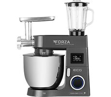 ECG FORZA 7800 Ultimo Scuro / Küchenmaschine / 1800 W / Edelstahlschüssel 8 L / 6 Geschwindigkeiten 