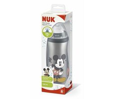 NUK Trinkflasche 450 ml Mickey Mouse grau