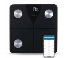 Salente SlimFit schwarz / persönliche diagnostische Fitnesswaage / 180 kg / Bluetooth