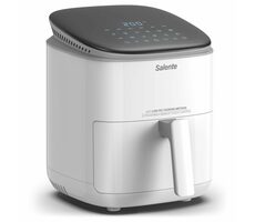 Salente AirFit weiß / Heißluftfritteuse 4 in 1 / 3,5 l / 30-200°C / Timer / 12 Programme