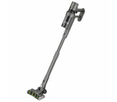 Salente CleanPro grau / Stabstaubsauger mit Nasswischen / 22kPa / Betriebszeit 40 Min. / LCD-Display