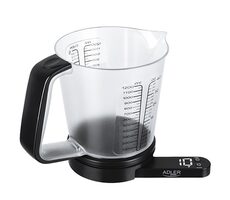 Adler AD 3178 schwarz / Küchenwaage / 5 kg / 1200 ml