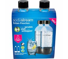 SodaStream Tritan Flasche 2 x 1l schwarz 