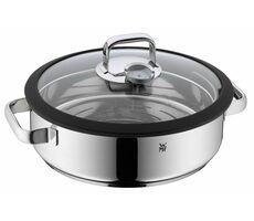 WMF Dampftopf 28 cm silber / 3,5 l / Edelstahl 