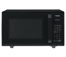 Toshiba MM-EG23P(BK) schwarz / Mikrowelle / 800W / Grill 1000W / 23l / Platte 27 cm
