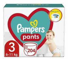 Pampers Pants 6-11kg (204 Stück)