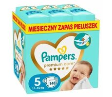 Pampers Premium Care 11-15 kg (148 Stück) / Windeln / Größe 5 (11-15 kg)