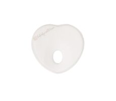 KikkaBoo Ergonomisches Kissen aus Memory-Schaum Heart Airknit White