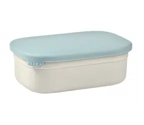 Beaba Snackbox Edelstahl Velvet Grey/Baltic Blue