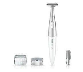 Braun FG1100 / Trimmer / Damen / Trockenrasur / 1x AAA-Batterie / Weiß