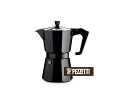 Pezzetti ItalExpress Moka Wasserkocher 3 Tassen schwarz / 150 ml