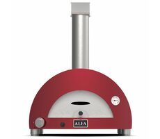 Alfa Forni Moderno 1 rot / Pizzaofen / 500°C / 60 x 40 / mit Flüssiggas 