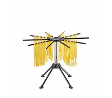 Gefu DIVERSO S schwarz / Nudeltrockner / 10 Arme / 17 cm 