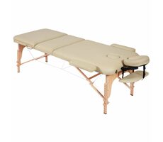 NAIPO MGBC-302 braun / Massageliege / Klappbar / Tragfähigkeit 270 kg / 185 x 70 x 63-88 cm / Gewicht 16,8 kg