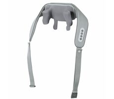 NAIPO MGS-2301 oFree grau / Massagekragen / 6 Massageköpfe / Nacken- und Trapezmuskeln / 2 Modi / Heizung 