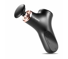 NAIPO NP-MG01 schwarz / Massagepistole Mini / 4 Aufsätze / 5 Modi / 2500 mAh / USB-C 