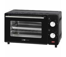 Clatronic MB 3746 schwarz / Minibackofen / 650W / 8L / 100°C - 230°C