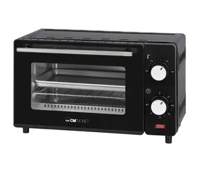 Clatronic MB 3746 schwarz / Minibackofen / 650W / 8L / 100°C - 230°C
