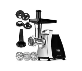 Clatronic FW 3803 schwarz / Fleischwolf / 1000W / 3 Aufsätze