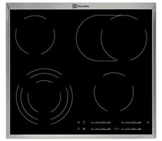 Electrolux EHF46547XK silber / Glaskeramik-Kochfeld / 7100W / 4 Platten