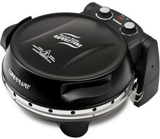 G3Ferrari G1003210 PLUS evo schwarz / Mini-Pizzaofen / 1200 W / Durchmesser 31 cm / einstellbarer Thermostat bis 400 °C