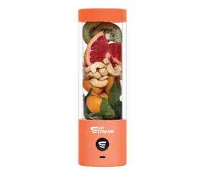 FitStream Pro tragbarer Mixer Neon Orange / 475 ml / USB-Aufladung