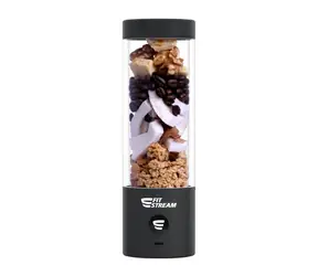 FitStream Pro Tragbarer Mixer Schwarz / 475 ml / USB-Aufladung