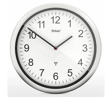 Mebus 19809 - Funkwanduhr / 25 cm / 1x AA