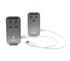 CAPiDi Babyphone BabyAlarm Grau / Reichweite: bis zu 800 m / Betriebsreichweite 863-870 MHz