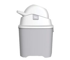 DiaperChamp ONE Silberner Windelkorb / Maße: 52 x 25 x 36 cm