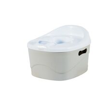 DiaperChamp Potty 3 in 1 PottyChamp Clay Sand / WC-Sitzkapazität: 23 kg / Hockerkapazität: 46 kg