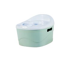 DiaperChamp Töpfchen 3 in 1 PottyChamp Hellgrün / WC-Sitzkapazität: 23 kg / Hockerkapazität: 46 kg