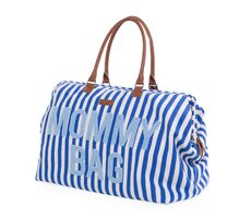Childhome Wickeltasche Mommy Bag Canvas Electric Blue / Maße: 55 x 30 x 40 cm / Tragfähigkeit: 5 kg