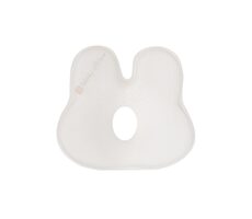 KikkaBoo Ergonomisches Memory-Schaum-Kissen Bunny Airknit White / ab 0 Monaten
