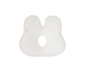 KikkaBoo Ergonomisches Memory-Schaum-Kissen Bunny Airknit White / ab 0 Monaten