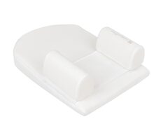 KikkaBoo Lagerungsmatte aus Memory-Schaum-Keil Airknit White / ab 0 Monaten