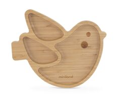 Miniland Teller geteilter Bambusvogel / ab 6 Monaten