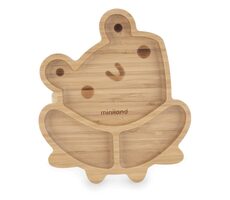Miniland Teller gespaltener Bambusfrosch / ab 6 Monaten