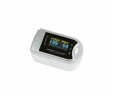 ProfiCare PO 3104 silber / Pulsoximeter / Messung von SpO2 & Puls & Blutfluss / 2x AAA