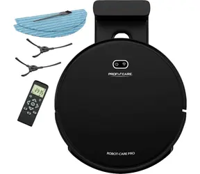 ProfiCare BSR 3108 schwarz / Roboterstaubsauger / Staubsaugen & Wischen / 0,5l / 2600 mAh