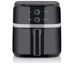 Severin FR 2452 schwarz / Heißluftfritteuse / 1500W / 5l / 80°C - 200°C / 6 Programme