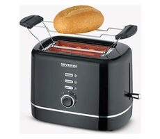 Severin AT 4321 schwarz / Toaster / 850W / 2 Schlitze