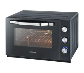 Severin TO 2073 schwarz / Minibackofen / 2200W / 60l