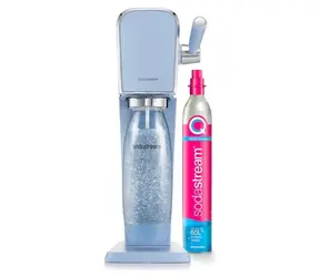 SodaStream Art blau / Wassersprudler / BPA-frei / 1x Flasche 1 L / 1x CO2-Gas
