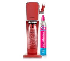 SodaStream Art rot / Wassersprudler / BPA-frei / 1x Flasche 1 L / 1x CO2-Gas