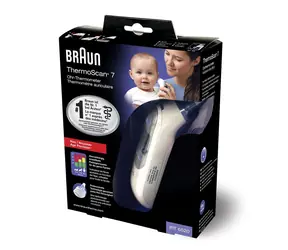 Braun ThermoScan 7 IRT 6520 / Infrarot-Thermometer / Alterspräzision / 2x AA (Batterien)