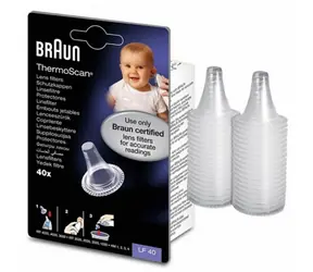Braun Set Abdeckungen für das ThermoScan-Thermometer (40 Stk.)