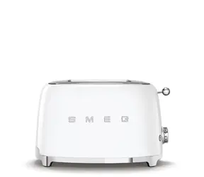 SMEG 50's Retro Style weiß / Toaster / 950 W / 2 Schlitze / 2 Toasts / 6 Bräunungsgrade 